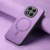 Coque arrière Phonesta Retro Vegan Leather MagSafe pour Xiaomi Redmi Note 14 Pro 5G / Xiaomi Poco X7 - Violet 3