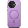 Coque arrière Phonesta Retro Vegan Leather MagSafe pour Xiaomi Poco F7 Ultra - Violet 2
