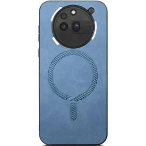 Coque arrière Phonesta Retro Vegan Leather MagSafe pour Nothing Phone (3a) Pro - Bleu