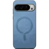 Coque arrière Phonesta Retro Vegan Leather MagSafe pour Google Pixel 10 Pro XL - Bleu 1