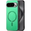 Coque arrière Phonesta Retro Vegan Leather MagSafe pour Google Pixel 10 Pro XL - Vert