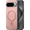 Coque arrière Phonesta Retro Vegan Leather MagSafe pour Google Pixel 10 Pro XL - Rose