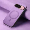 Coque arrière Phonesta Retro Vegan Leather MagSafe pour Google Pixel 10 / 10 Pro - Violet 3
