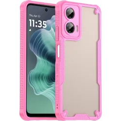 Coque arrière Phonesta Shockproof Armor pour Motorola Moto G35 - Rose