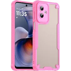Coque arrière Phonesta Shockproof Armor pour Motorola Moto G55 - Rose