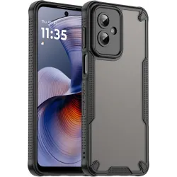 Coque arrière Phonesta Shockproof Armor pour Motorola Moto G55 - Noir