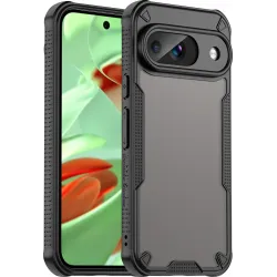 Coque arrière Phonesta Shockproof Armor pour Google Pixel 9 - Noir