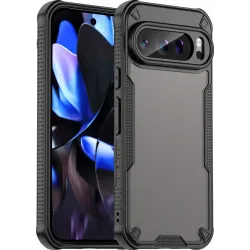 Coque arrière Phonesta Shockproof Armor pour Google Pixel 9 Pro - Noir
