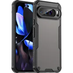 Coque arrière Phonesta Shockproof Armor pour Google Pixel 9 Pro XL - Noir