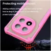 Coque arrière Phonesta Shockproof Armor pour Xiaomi Redmi Note 14 Pro Plus - Rose 4