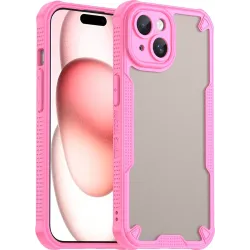 Coque arrière Phonesta Shockproof Armor pour Apple iPhone 15 Plus - Rose