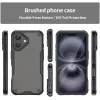 Coque arrière Phonesta Shockproof Armor pour Apple iPhone 16 - Noir 2