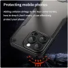 Coque arrière Phonesta Shockproof Armor pour Apple iPhone 16 Pro Max - Noir 4