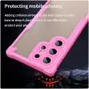 Coque arrière Phonesta Shockproof Armor pour Samsung Galaxy S23 Ultra - Rose 4