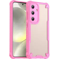 Coque arrière Phonesta Shockproof Armor pour Samsung Galaxy S25/S24 - Rose