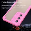 Coque arrière Phonesta Shockproof Armor pour Samsung Galaxy S25/S24 - Rose 3