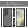 Coque arrière Phonesta Shockproof Armor pour Samsung Galaxy S25/S24 - Noir 2