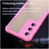 Coque arrière Phonesta Shockproof Armor pour Samsung Galaxy S25 Plus/S24 Plus - Rose 4