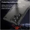 Coque arrière Phonesta Shockproof Armor pour Samsung Galaxy S24 Ultra - Noir 4