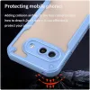 Coque arrière Phonesta Shockproof Armor pour Google Pixel 9a - Bleu 3
