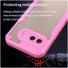 Coque arrière Phonesta Shockproof Armor pour Google Pixel 9a - Rose 3