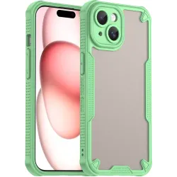 Coque arrière Phonesta Shockproof Armor pour Apple iPhone 15 Plus - Vert