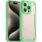 Coque arrière Phonesta Shockproof Armor pour Apple iPhone 15 Pro Max - Vert