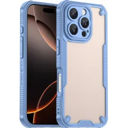 Coque arrière Phonesta Shockproof Armor pour Apple iPhone 16 Pro - Bleu