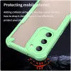 Coque arrière Phonesta Shockproof Armor pour Samsung Galaxy S23 - Vert 4