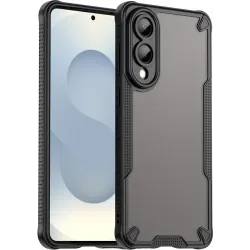 Coque arrière Phonesta Shockproof Armor pour Samsung Galaxy S25 Edge - Noir