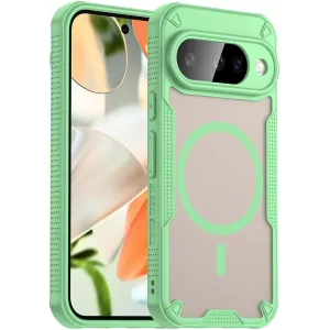 Coque arrière Phonesta Shockproof Armor avec MagSafe pour Google Pixel 10 - Vert