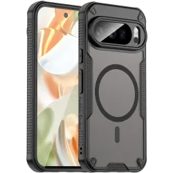 Coque arrière Phonesta Shockproof Armor avec MagSafe pour Google Pixel 10 Pro - Noir