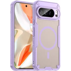 Coque arrière Phonesta Shockproof Armor avec MagSafe pour Google Pixel 10 Pro XL - Violet