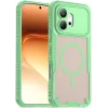 Coque arrière Phonesta Shockproof Armor avec MagSafe pour HONOR 600 - Vert 0