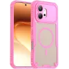 Coque arrière Phonesta Shockproof Armor avec MagSafe pour HONOR 600 - Rose 0