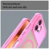 Coque arrière Phonesta Shockproof Armor avec MagSafe pour HONOR 600 - Rose 5