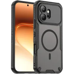 Coque arrière Phonesta Shockproof Armor avec MagSafe pour HONOR 600 - Noir