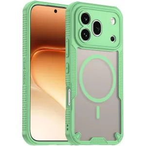 Coque arrière Phonesta Shockproof Armor avec MagSafe pour HONOR 600 Pro - Vert