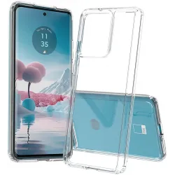 Coque arrière Phonesta Scratchproof pour Motorola Edge 40 Neo - Transparent
