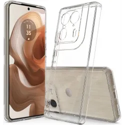 Coque arrière Phonesta Scratchproof pour Motorola Edge 50 Ultra - Transparent