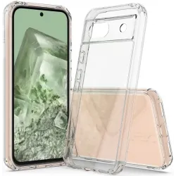 Coque arrière Phonesta Scratchproof pour Google Pixel 8a - Transparent