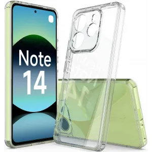Coque arrière Phonesta Scratchproof pour Xiaomi Redmi Note 14 5G - Transparent
