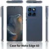Coque arrière Phonesta Scratchproof pour Motorola Edge 60 / Edge 60 Fusion - Transparent 1