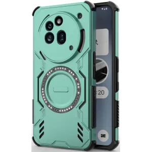 Coque arrière Phonesta Shield Armor avec MagSafe pour Nothing Phone (3a) Pro - Vert