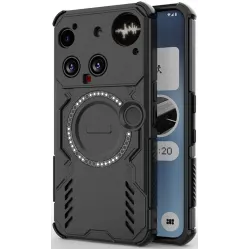 Coque arrière Phonesta Shield Armor avec MagSafe pour Nothing Phone (3) - Noir