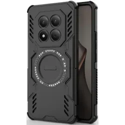 Coque arrière Phonesta Shield Armor avec MagSafe pour Xiaomi Redmi Note 15 Pro 4G - Noir