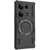 Coque arrière Phonesta Shield Armor avec MagSafe pour Xiaomi Redmi Note 14S/13 Pro / Xiaomi Poco M6 Pro - Noir 4