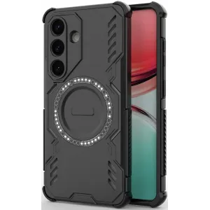 Coque arrière Phonesta Shield Armor avec MagSafe pour Samsung Galaxy S26 - Noir