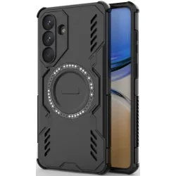 Coque arrière Phonesta Shield Armor avec MagSafe pour Samsung Galaxy S26 Plus - Noir