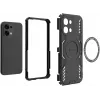 Coque arrière Phonesta Shield Armor avec MagSafe pour Oppo A6 Pro - Noir 6